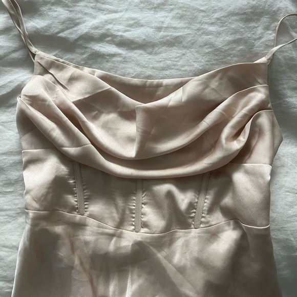 Beige Midi Dress - Picture 5 of 6